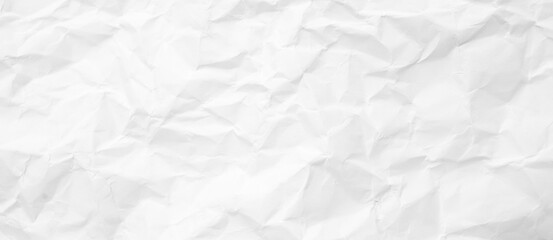 White Paper Texture background. Crumpled white paper abstract shape background with space paper recycle for text