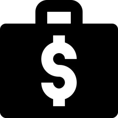 Money Bag Vector Glyph Icon