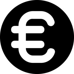 Euro Vector Glyph Icon
