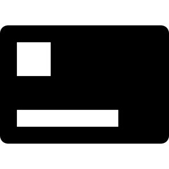 Credit Card Vector Glyph Icon