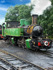 Fototapeta premium locomotive à vapeur ardéchoise