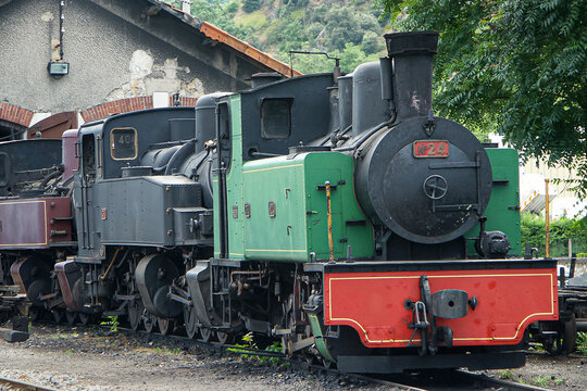 train &agrave; vapeur du Vivarais