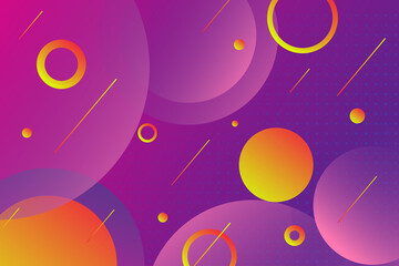 Obraz premium Abstract background geometric shapes and gradient vector illustration