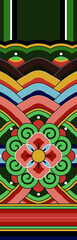Dan-cheong. Korean traditional temple art.