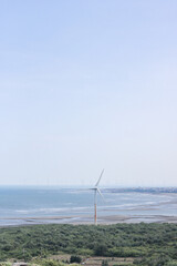 wind turbine on the sea