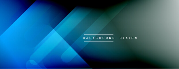 Dynamic lines abstract background. 3D shadow effects and fluid gradients. Modern overlapping forms