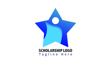 Obraz premium Star Youth People Logo Template for Education, Student, club and group