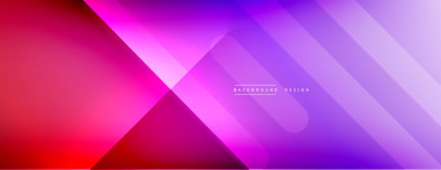 Fototapeta premium Dynamic lines abstract background. 3D shadow effects and fluid gradients. Modern overlapping forms