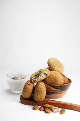 Kachori or dry kachori is popular streetfood of India deep fried and stuffed with spicy masala.