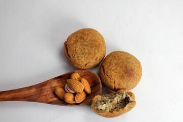 Kachori or dry kachori is popular streetfood of India deep fried and stuffed with spicy masala.