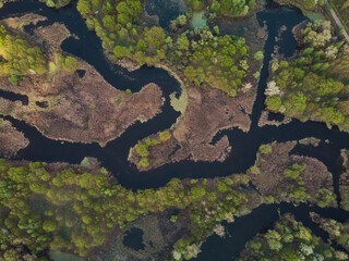 aerial photo of europe nature