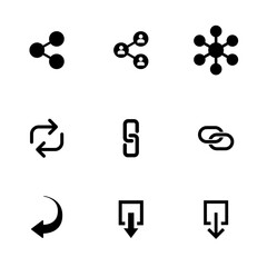 ウェブアイコンセット　シェアボタン　リンク　ダウンロード