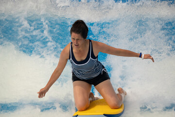 Woman on a cruise