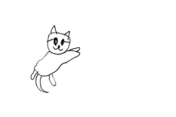 眼鏡をかけた猫