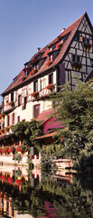 The nicely village of Colmar in Alsace