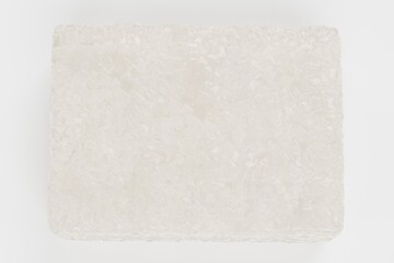Realistic 3D Render of Sugar Cube