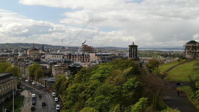 Calton Hill Edinburgh - Aerial