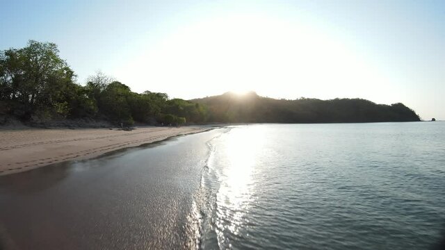 Costa Rica Beach next to W Hotel Reserva Conchal. Shot on DJI FPV.