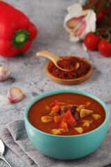 Traditional Hungarian meat stew - Goulash