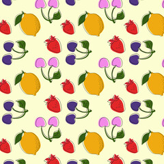 vegetable fruit vector harvest menu cooking diet