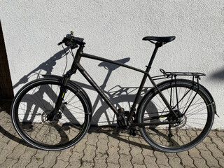 Fototapeta na wymiar bike in the sun