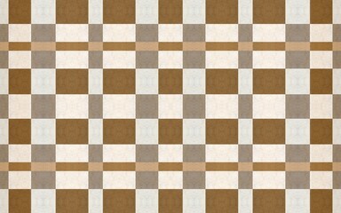 Colorful checks pattern for tiles, T shirt, bed sheet, sari, table cloth, pillow cover, carpet, curtains and fabric print. 3d Textile art. Best wallpaper. Mosaic wall tile.