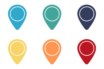 Location vector icon. Element of interface for mobile concept and web apps illustration. Thin glyph icon for website design and development, app development. Illustration