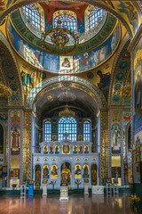 Fototapeta na wymiar Church of the Vladimir Icon of the Mother of God, Nizhny Novgorod, Russia