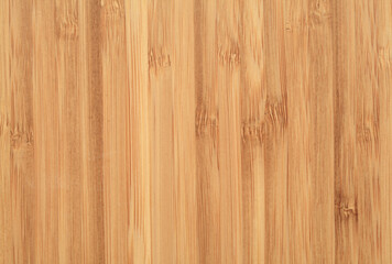 Fototapeta premium New bamboo wood cutting board surface textured background