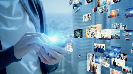 デジタルコンテンツ　動画配信サービス © metamorworks