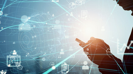 モバイルネットワーク　5G　IoT　DX © metamorworks