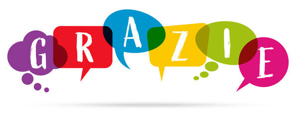 speech bubbles with text thanks