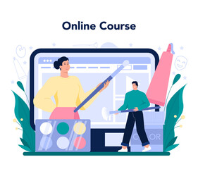 Make up artist online service or platform. Professional artist