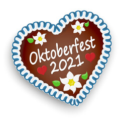 gingerbread heart Oktoberfest 2021