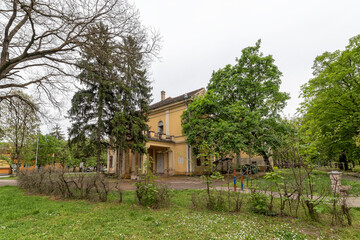 Obraz premium Čoka, Serbia - May 01, 2021: Lederer Castle, also known as 