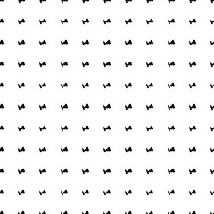 Square seamless background pattern from geometric shapes. The pattern is evenly filled with black camera symbols. Vector illustration on white background
