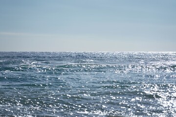 晴れの日の海面