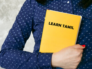 Business concept about LEARN TAMIL with phrase on the page.