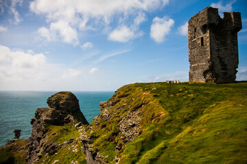 Spring landscape in Cliffs of Moher (Aillte An Mhothair), Ireland