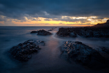 Moody seascape, Croyde, North Devon