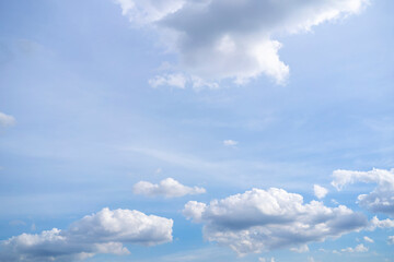 Fototapeta na wymiar Thailand sunny amazing blue sky background