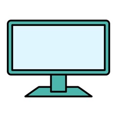 Vector Lcd Outline Icon Design