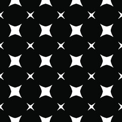 Geometric vector pattern with Black and white colors. Seamless abstract ornament for wallpapers and backgrounds.