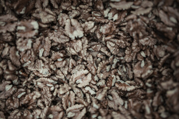 lots of dried fruits and nuts, delicious healthy food
