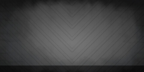 Abstract color geometric background with cross X V W right left up down arrows lines. Trendy wide 3d panels design. Empty interior accent wall moldings. wooden decor. 