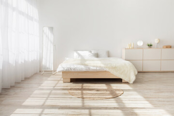 Modern home, simple elegant design of apartment