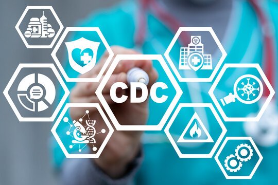 Medical concept of CDC Center Disease Control.