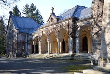 Fototapeta premium Historische Kapelle in der Altstadt von Weimar, Thüringen