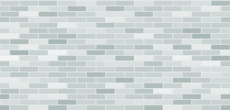 Texture grey clinker brick wall. Seamless background. Design background. Vector illustration