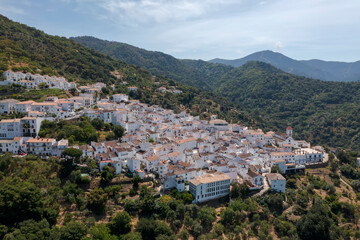 Fototapeta na wymiar Municipio de Genalguacil en la comarca del valle del Genal, Andalucía